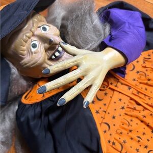 Witch Decoration Large Hanging 38” Tall